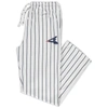 Concepts Sport Men's White, Black Chicago White Sox Big And Tall Pinstripe Sleep Pants In White