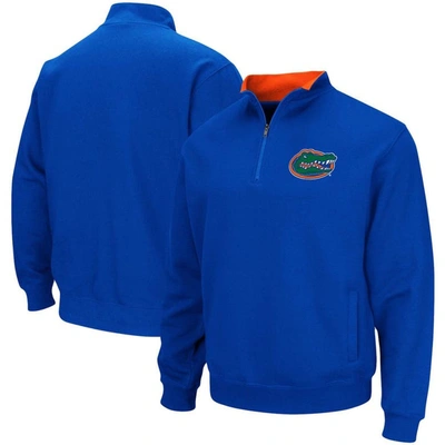 Colosseum Men's Royal Florida Gators Tortugas Logo Quarter-zip Pullover Jacket