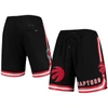 PRO STANDARD PRO STANDARD BLACK TORONTO RAPTORS CHENILLE SHORTS