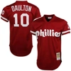 Mitchell & Ness Darren Daulton Red Philadelphia Phillies Cooperstown Mesh Batting Practice Jersey In Scarlet