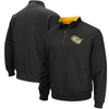 COLOSSEUM COLOSSEUM BLACK VCU RAMS TORTUGAS LOGO QUARTER-ZIP JACKET