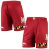 UNDER ARMOUR UNDER ARMOUR RED MARYLAND TERRAPINS REPLICA BASKETBALL SHORT