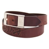 Eagles Wings Brown Los Angeles Dodgers Brandish Leather Belt In Brown