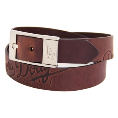 Eagles Wings Brown Los Angeles Dodgers Brandish Leather Belt