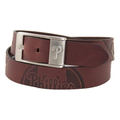 Eagles Wings Brown Philadelphia Phillies Brandish Leather Belt