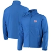 DUNBROOKE DUNBROOKE ROYAL NEW YORK GIANTS SONOMA SOFTSHELL FULL-ZIP JACKET