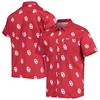 Columbia Men's  Crimson Oklahoma Sooners Super Slack Tide Omni-shade Button-up Shirt In Crimson