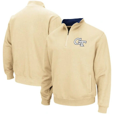 Colosseum Gold Georgia Tech Yellow Jackets Tortugas Logo Quarter-zip Pullover Jacket
