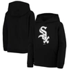 ZZDNU OUTERSTUFF YOUTH BLACK CHICAGO WHITE SOX PRIMARY TEAM LOGO PULLOVER HOODIE