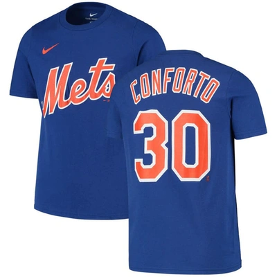 Nike Kids' Youth Big Boys Michael Conforto Royal New York Mets Player Name And Number T-shirt