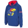 Stadium Athletic Youth  Royal Kansas Jayhawks Big Logo Pullover Hoodie In Royal