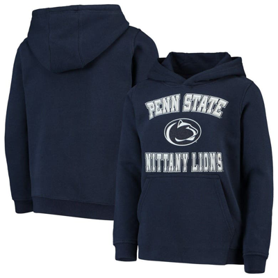 Zzdnu Outerstuff Kids' Youth Navy Penn State Nittany Lions Big Bevel Pullover Hoodie