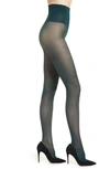 Swedish Stockings Svea Premium Opaque Tights In Bottle Green