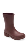 Fitflop Wonderwelly Rain Boot In Oxblood Red