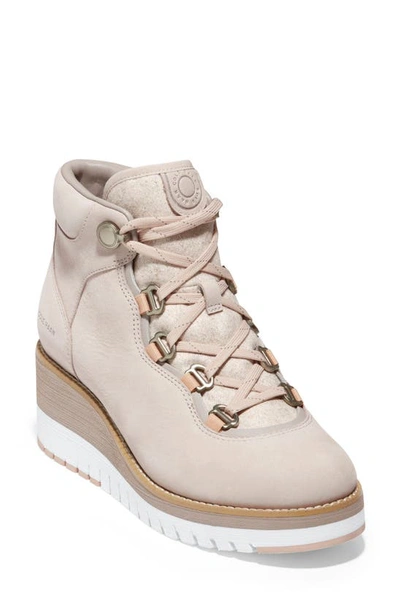 Cole Haan Zerogrand Waterproof City Lace-up Wedge Bootie In Cole Haan Zerogrand Waterproof City Lace-up Wedge Bootie In