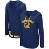 Colosseum Women's Navy Cal Bears My Lover Hoodie Long Sleeve T-shirt In Navy