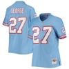 MITCHELL & NESS MITCHELL & NESS EDDIE GEORGE LIGHT BLUE HOUSTON OILERS LEGACY REPLICA PLAYER JERSEY