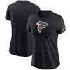 NIKE NIKE BLACK ATLANTA FALCONS LOGO ESSENTIAL T-SHIRT