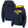 Colosseum Women's Navy West Virginia Mountaineers Loud And Proud Pullover Hoodie In Navy