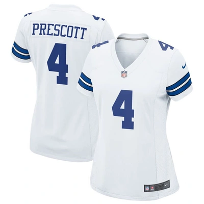 Nike Dak Prescott White Dallas Cowboys Team Game Jersey
