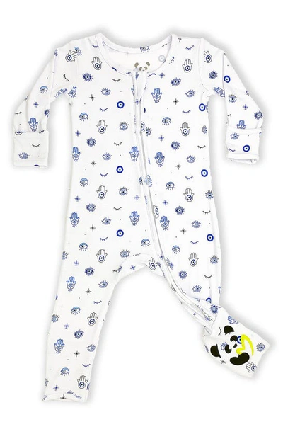 Bellabu Bear Baby Boy's & Little Boy's The Eye Convertible Footie In White