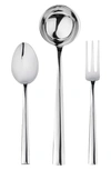 Mepra 3-piece Serving Set In Stainless Steel Set 2