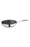 Mepra Glamour Stone Stainless Steel Frying Pan In Stainless Steel