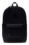 Herschel Supply Co Heavyweigh Canvas Heritage Backpack In Black