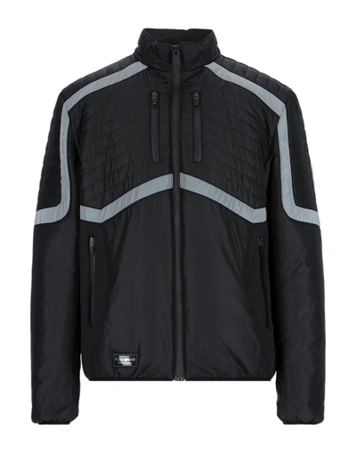 Plein Sport Down Jackets In Black