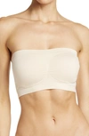 Yummie Seamless Bandeau Bra In White