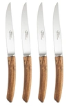 Au Nain French Home S Le Thiers Prince Gastronome Steak Knives In Wood