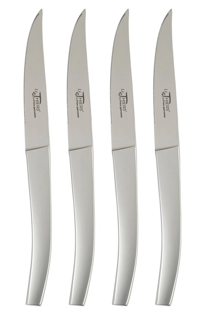 Au Nain French Home S Le Thiers Steak Knives In Stainless Steel