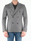 TONELLO GREY WOOL JACKET