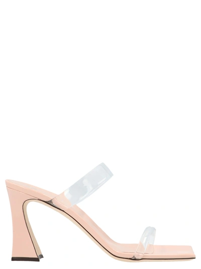 Giuseppe Zanotti Vanilla Pvc And Patent-leather Mules In Neutrals