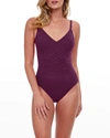 Gottex Divine Shimmer One-piece Swimsuit In Sliver