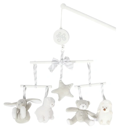 Tartine Et Chocolat Babies' Plush Toy Mobile In Gris Clair