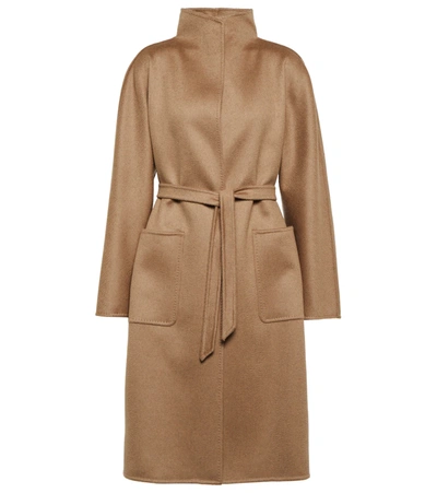 Max Mara Lilia Belted Cashmere Coat In Cammello