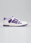 Amiri Men's Skeleton Leather Low-top Sneakers In White Pu