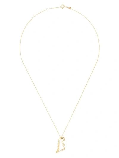 Aliita 9kt Yellow Gold Dinosaur Necklace