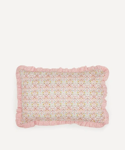 Coco & Wolf Love Birds And Floral Stencil Frill Edge Pillowcases Set Of Two In Assorted