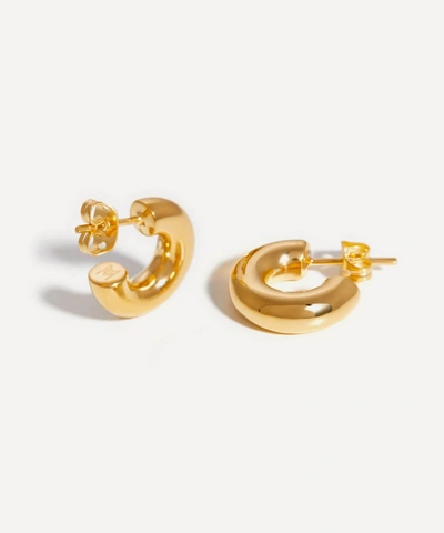 Missoma 18ct Gold-plated Mini Chubby Hoop Earrings