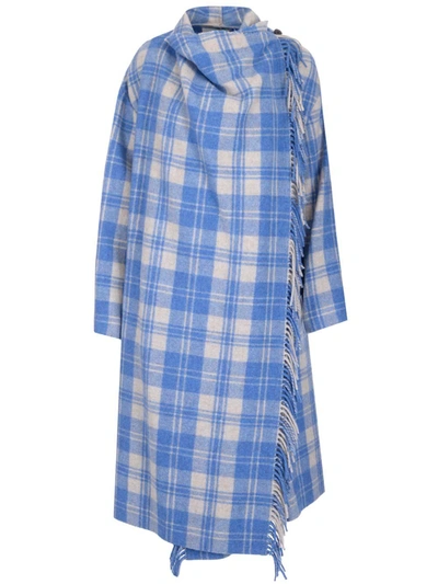 Isabel Marant Étoile Fleming Checked Cardigan In Blue