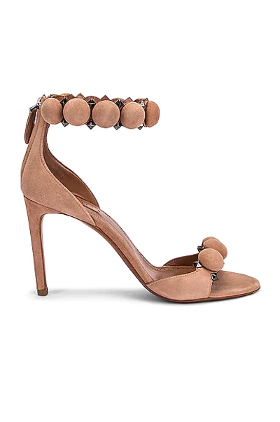 ALAÏA LA BOMBE ANKLE BRACELET SANDALS