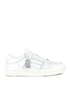 Amiri Skel Top Low Sneakers With Sleek Design In White