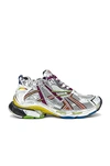 Balenciaga Multicoloured Mesh And Nylon Runner Trainers In Multi-colour