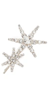 Jennifer Behr Silver-tone Venus Crystal Star Bobby Pin In Crystal