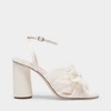 Loeffler Randall Sandalen Camelia Knot Aus Polyesther Beige In Beige