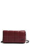 House Of Want We Browse Vegan Leather Wallet Crossbody Bag In Burgundy