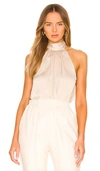 1.state High Neck Top In Cream