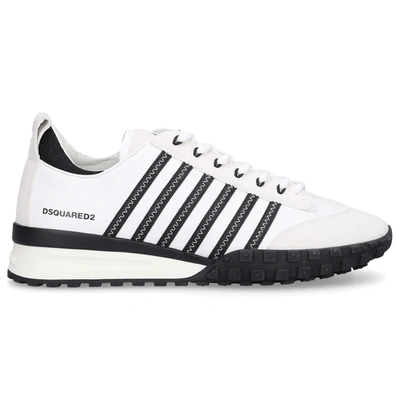 Dsquared2 Original Legend Lace-up Low Top Sneakers In White